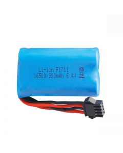 6.4V 800mAh 16500 15C Li-ion Battery For 18628 18629 18428 18429  RC Car