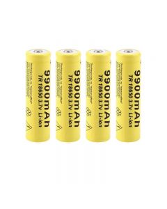 3.7V 9900mAh 18650 Li-ion Rechargeable Battery (4pcs)