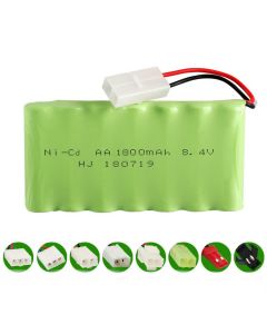 8.4V  Ni-CD AA 1800mAh Rechargeable Battery Pack, Compatible with RC boat, RC Car, Electric Toys, Lighting, Model Car