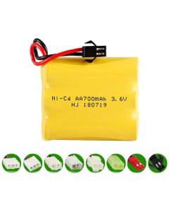 3.6V  Ni-CD AA 700mAh  Rechargeable Battery Pack, Compatible with RC boat, RC Car, Electric Toys, Lighting, Model Car