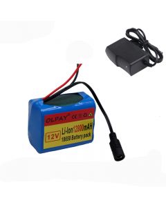 3S2P 12V 12800mAh 18650 Li-ion Rechargeable Batteries With BMS Lithium Battery Packs Protection Board 