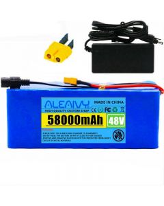 48v 58000mAh 500w 13S3P Li-ion Battery Pack For Electric Bicycle(1pcs)