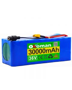 36V 10S4P 30000mAh 500W Lithium Battery Pack For Electric Bicycle scooter