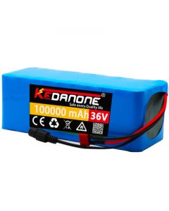 Kedanone 36V 100Ah 10S4P 500W Battery Pack For Electric Bicycle (1pcs)