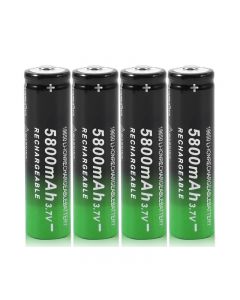 3.7V 5800mah 18650 Battery Li-ion Rechargeable Battery For LED Flashlight Torch (4pcs)