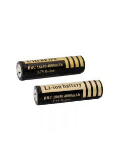 18650 4000mAh 3.7V Li-ion Rechargeable Battery For Flashlight (2pcs)