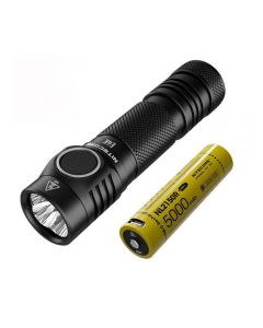 NITECORE E4K Flashlight, Max 4400 Lumen, CREE XP-L2 V6 LED, with 5000mAh 21700 Battery