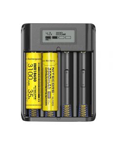 Nitecore F4 Four Slot Flexible Power Bank  Battery Charger for Lithium-ion 18650