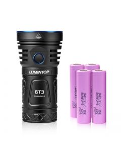 Lumintop GT3 Flashlight,  Max.18000 Lumens ,  3*XHP 70.2 LED, Beam Distance 725 meters , Powered by 4*18650 Batteries