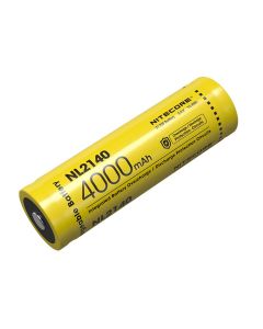 Nitecore NL2140 21700 4000mAh 3.6V 10A Protected Lithium Ion (Li-ion) Button Top Battery