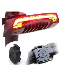 Meilan X5 Bicycle Rear Tail Light Wireless Remote Control Turn Signals laser