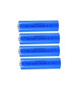 Doublepow 18650 3.7v 1800mAh Li-ion Rechargeable Battery with battery case (4pcs)