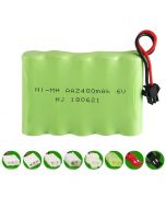 6.0V  Ni-MH AA 2400mAh Rechargeable Battery Pack, Compatible with RC boat, RC Car, Electric Toys, Lighting, Model Car