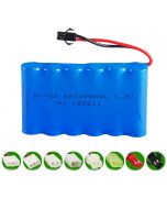 7.2V  Ni-CD AA 1400mAh Rechargeable Battery Pack, Compatible with RC boat, RC Car, Electric Toys, Lighting, Model Car