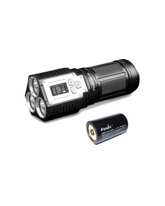 Fenix TK72R Super Bright Flashlight, Max 9000 Lumens, 3 Cree XHP70 LED, Include 7.2V/7000mAh Li-ion battery pack.  