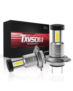 2pcs TXVSO8 H7 H8 H9 H11 9006 HB4 9005 HB3 9012 HIR2 Car Bulb, 110W 26000LM 6000K Automobiles Headlamp