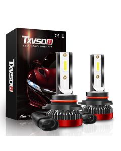 TXVSO8 9012 HIR2 Car Bulb, 2PCS 80W 6000K 8000LM Car Led Headlights