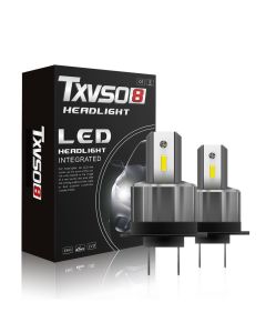 TXVSO8 Car Headlight, H7 Bright Car Bulb, 2PCS 12V 6000K 36W 7200LM Led Car Lights