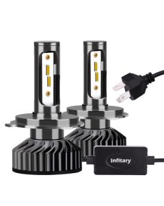 Infitary F2 Car Headlights, H4 H7 H1 H3 H11 9005 9006 Car Bulb, 2PCS 16000LM 72W 3000K 4500K 6500K Car Lamp