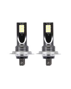 H7 Car LED Headlight, 2PCS 12V-24V 6000K 48W Car Fog Bulbs