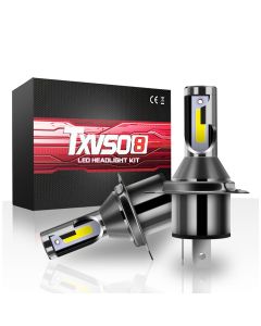 2PCS TXVSO8 H4 9003 HB2 Hi/Lo Car Headlight, 55W Auto Bulb 26000LM  Universal Car Bulb