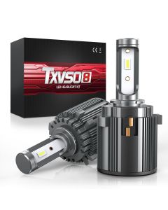 TXVSO8 LED Car Headlights,H7 12V Car Bulb,2PCS 6000K 70W 14000LM Low Beam Lamps