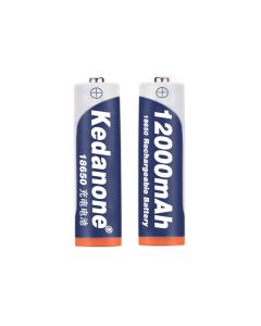 2pcs 3.7V 18650 1200mAh Li-ion Rechargeable Battery 