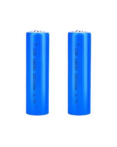 2PCS 18650 3.7V 2200mAh Li-ion Rechargeable Battery with Battery case（Button Top or Flat Top)