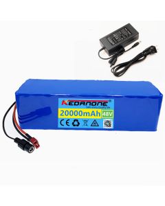 13S3P 48V 20Ah 1000W Li-ion Battery Pack For 54.6V Electric bicycle Scooter With BMS (1pcs)