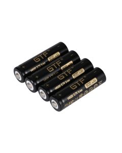 GTF  14500 3.7V 900mAh Li-Ion Rechargeable Battery For Flashlight Remote Control (4pcs)