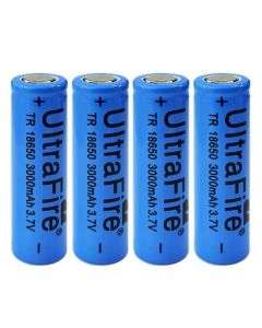 3.7V 18650 3000mah Li-ion Rechargeable Power Battery (4pcs)