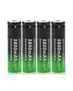 3.7V 5800mah 18650 Battery Li-ion Rechargeable Battery For LED Flashlight Torch (4pcs)