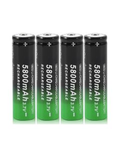 3.7V 5800mah 18650 Battery Li-ion Rechargeable Battery For LED Flashlight Torch (4pcs)