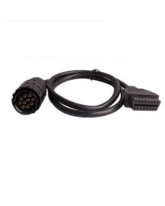 OBD2 Diagnostic Cable For BMW ICOM D Cable Motorcycles , 10 Pin to 16pin Adapter Cable 