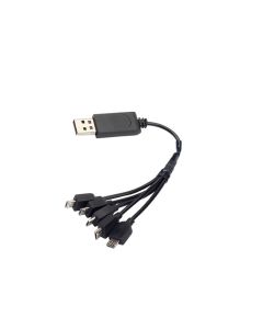 XS809 Lipo/Li-ion Battery Charger USB charging cable with One charge five
