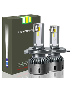 Three Color LED Car Headlight, 2PCS H7 H4 H3 H1 9005 9006 H11/9/8 55W 12000LM 12V 6000K Car Bulbs
