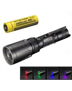 Nitecore SRT7GT 1000 Lumen LED Flashlight，CREE XP-L HI V3, With Uv And 4 Color Leds
