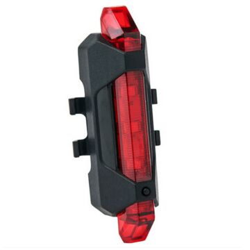 5LEDs USB Rechargeable Waterproof Mountain Bike Taillight 