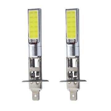 H3 H1 Car Bulbs, 2PCS 4000LM 60W 5000K-7000K Car Fog Light