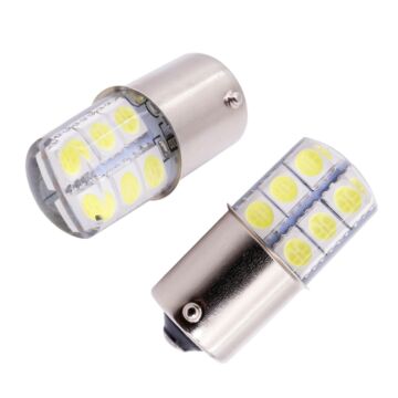 2PCS 1156 P21W BA15S Car Light, 5050 12SMD For Turn Signal Bulb  Parking Light 