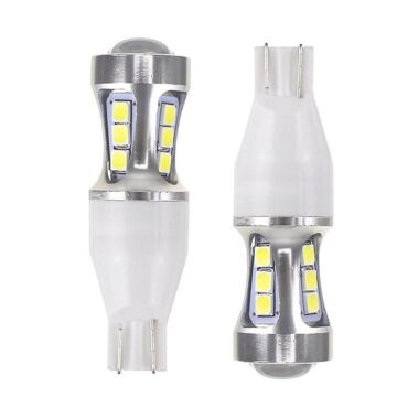 T15 W16W 920 921 912 Car LED Bulbs, 2PCS 1000LM 3030SMD 6000K White Reverse Lights 