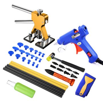 Car Paintless Dent repair tools, Car Dent Puller with Glue Puller Tabs Removal Kits for Vehicle