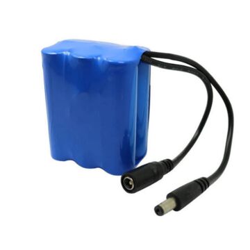 12V 6000mAh Li-ion LED Battery Pack For Bike Light LED Light (1pcs)