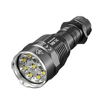 Nitecore TM9K TAC rechargeable flashlight, Max 9800 Lumens, 9 x CREE XP-L HD, Built-In 5000mAh Battery Pack