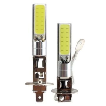H1 H3 Car Headlight, 2pcs 10W 12V 6000K 6000Lumen Fog Light