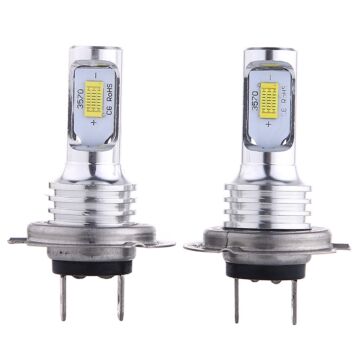 H4 80W 3570 2SMD Car Headlight , 2PCS  3000K 6000K 12000K 24V 4000LM Car Fog Lamp