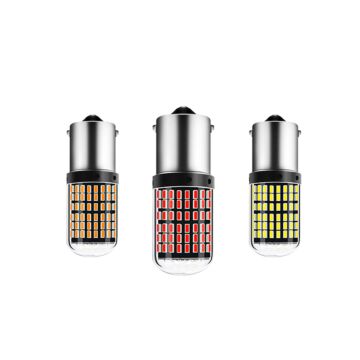 2PCS CanBus S25 1156 BA15S P21w BAU15S PY21w T20 7440 W21W LED Bulbs, 014 144SMD Signal Lights Brake Lamp