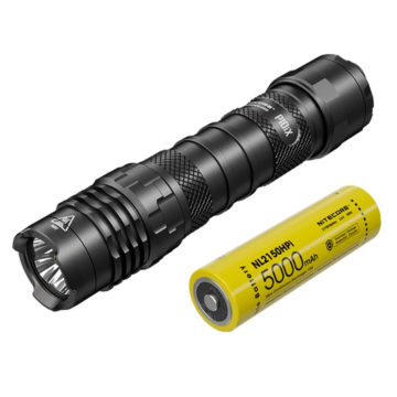 Nitecore P10iX  USB-C Rechargeable Flashlight， Max 4000 Lumen，4 x CREE XP-L2 V6，included NL2150HPi 21700 5000 mAh lithium-ion battery   