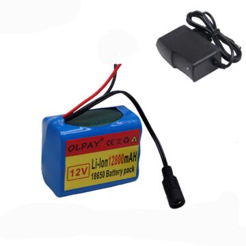3S2P 12V 12800mAh 18650 Li-ion Rechargeable Batteries With BMS Lithium Battery Packs Protection Board 