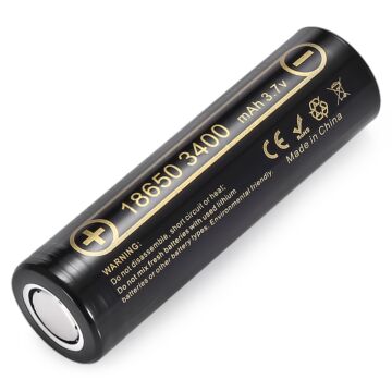 LiitoKala Lii-34A 18650 3400mAh 3.7V Lithium Rechargeable Battery (1pcs)